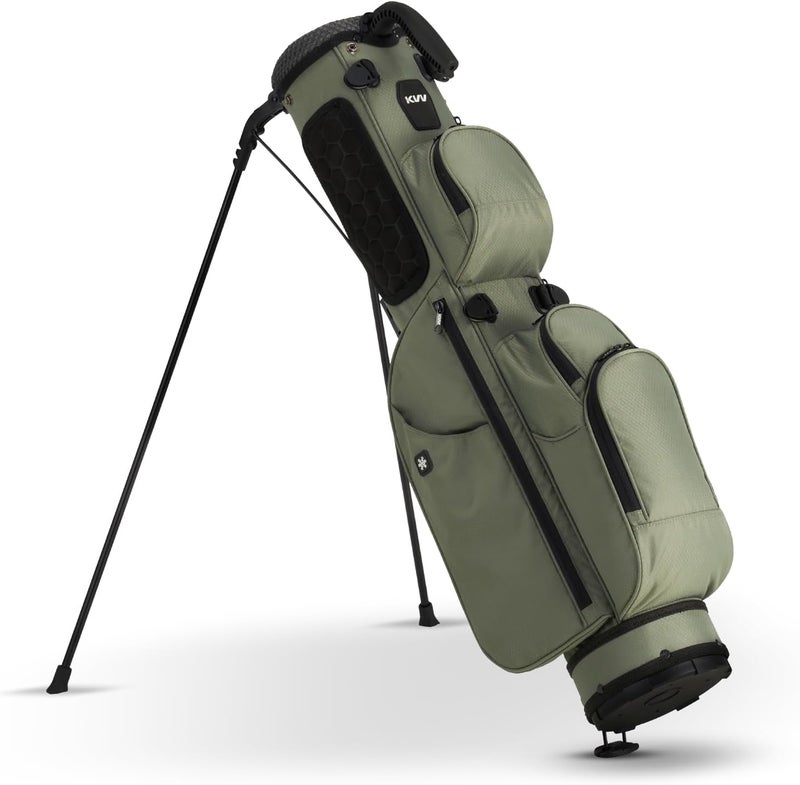 KVV Lightweight Pitch and Putt Golf Bag with Stand, Adjustable Dual Straps, Golf Stand Bag for Extra Storage in a Smaller Size - Image 2